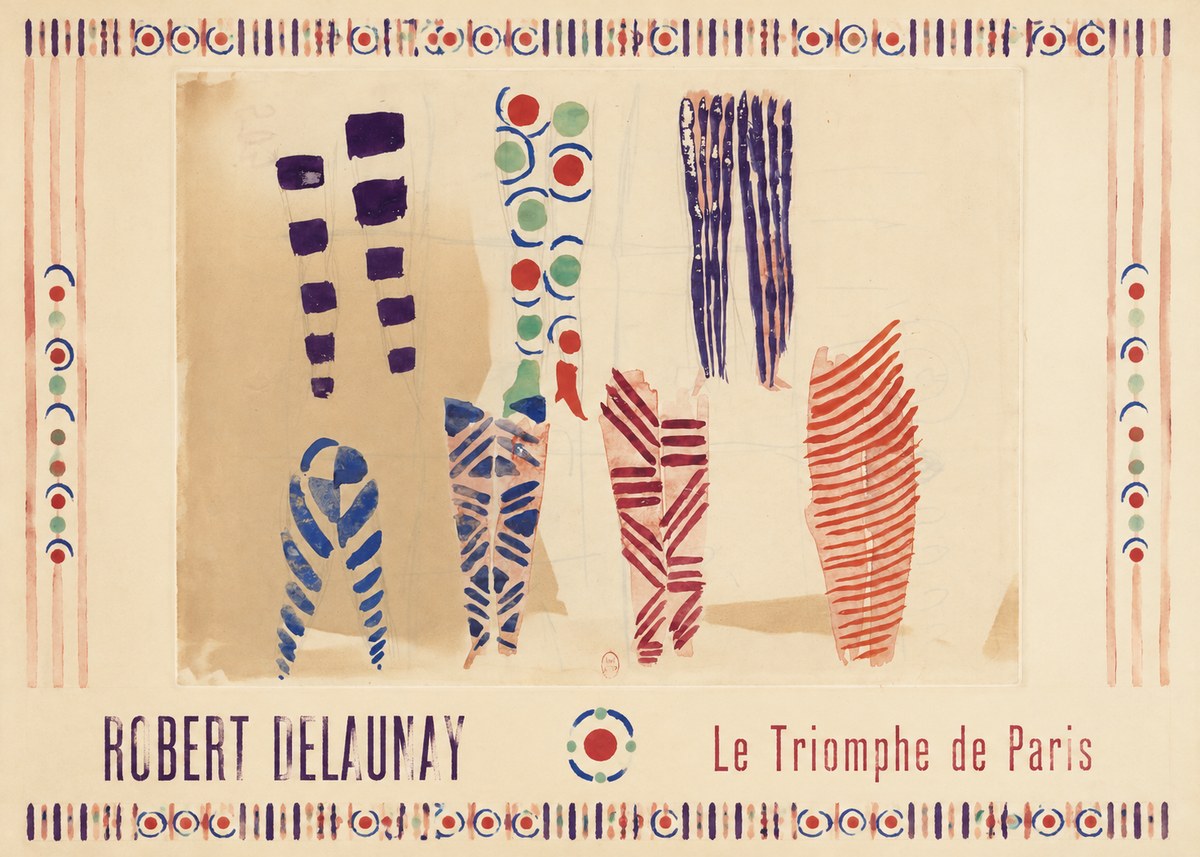 Robert Delaunay Le Triomphe De Paris IV No4 - Póster