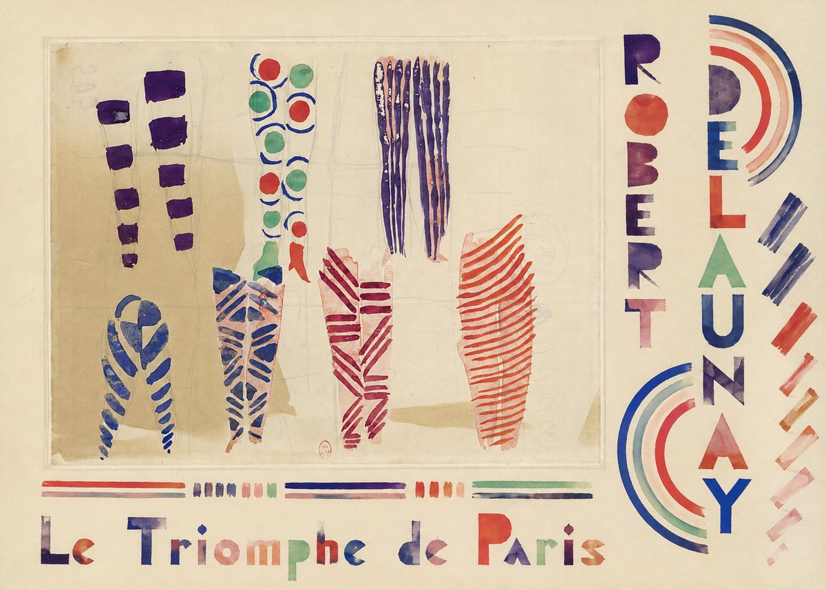 Robert Delaunay Le Triomphe De Paris IV No5 - Póster