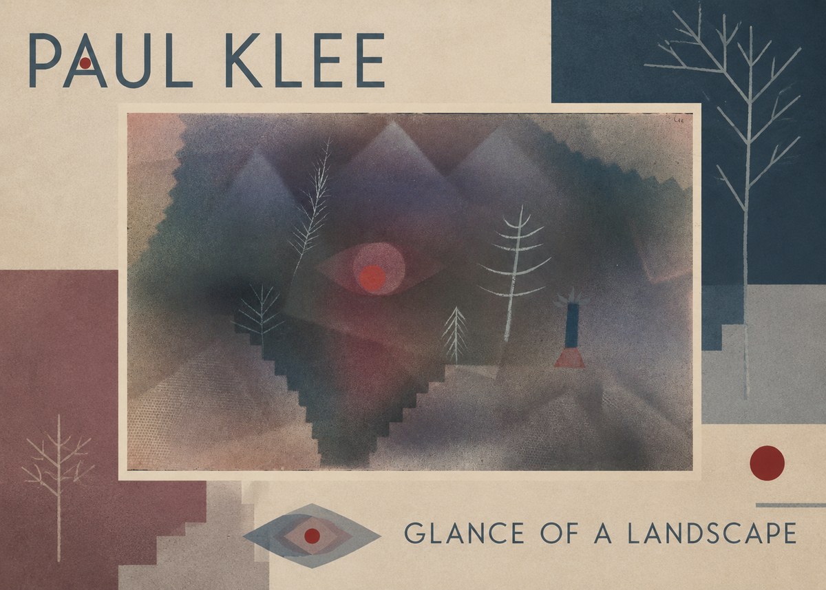Paul Klee Glance of a Landscape No2 - Póster
