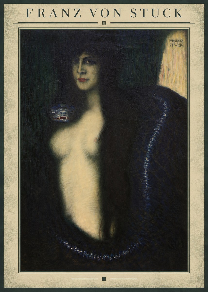 Franz von Stuck The Sin II No4 - Póster