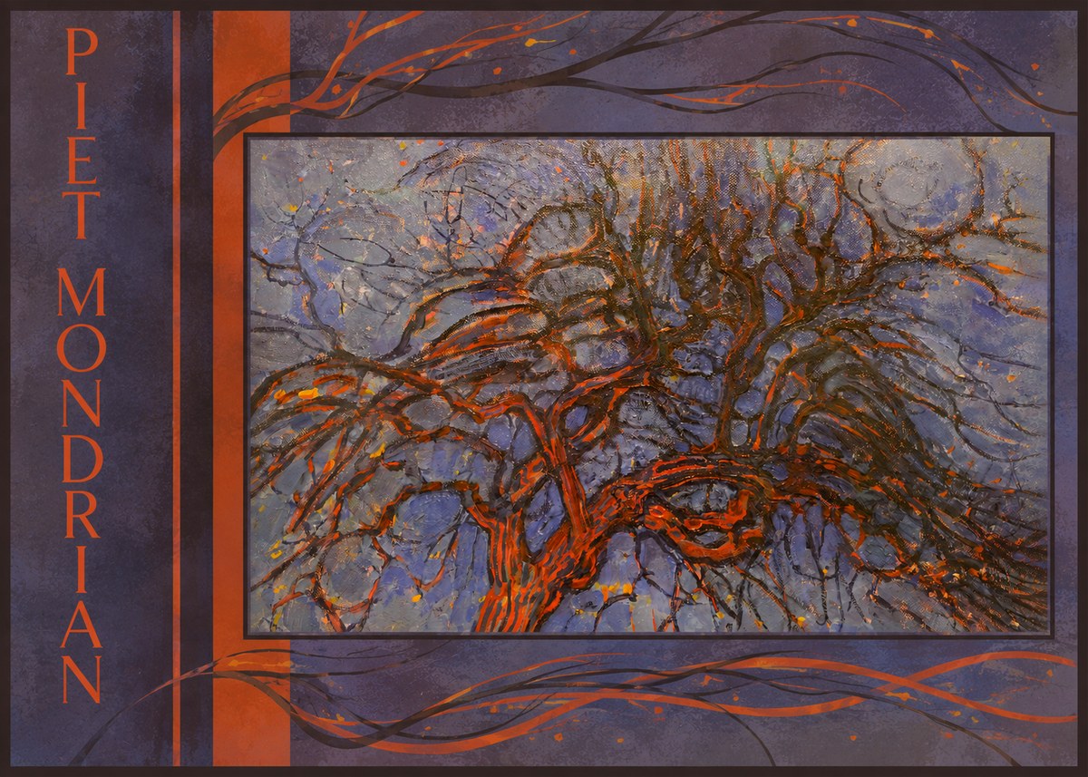 Piet Mondrian The Red Tree No2 - Póster