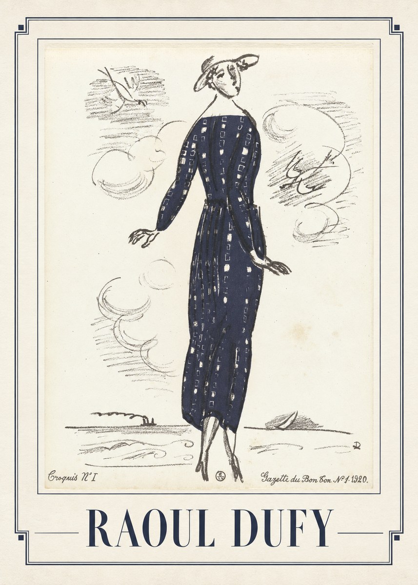 Raoul Dufy Croquis N°i No1 - Póster