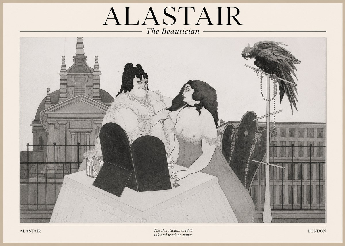 Alastair The Beautician No1 - Póster