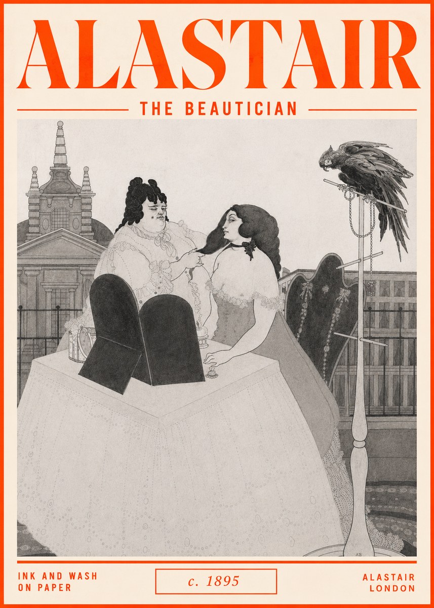 Alastair The Beautician No2 - Póster