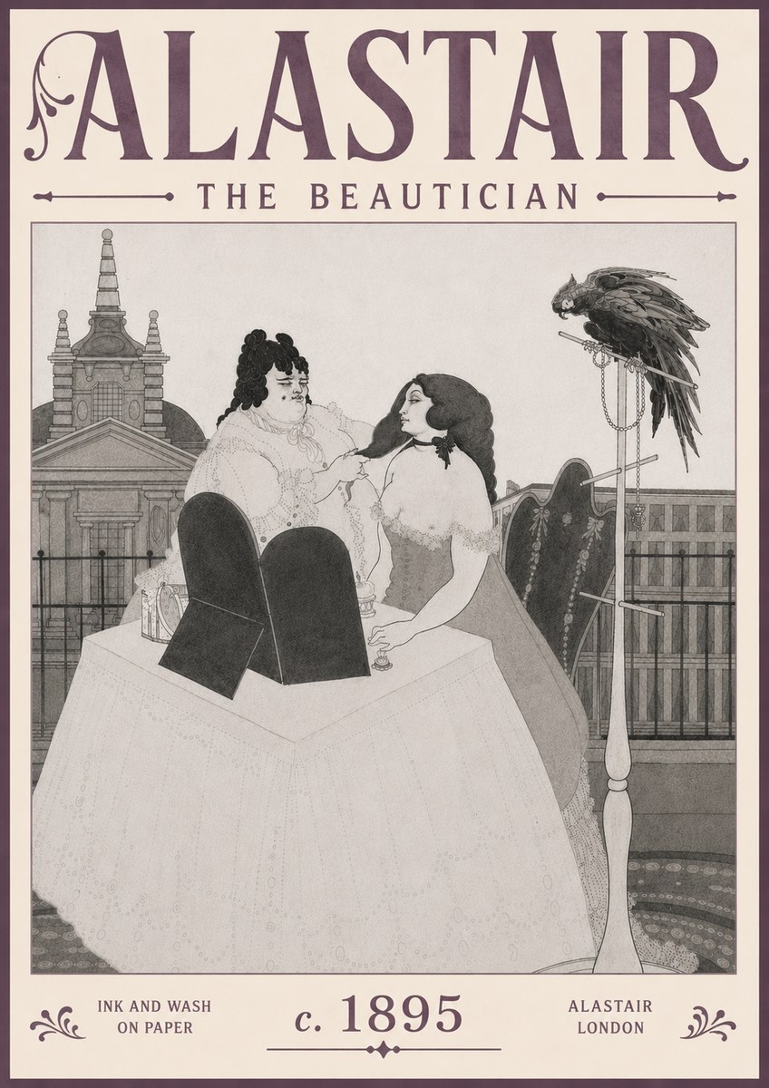 Alastair The Beautician No5 - Póster
