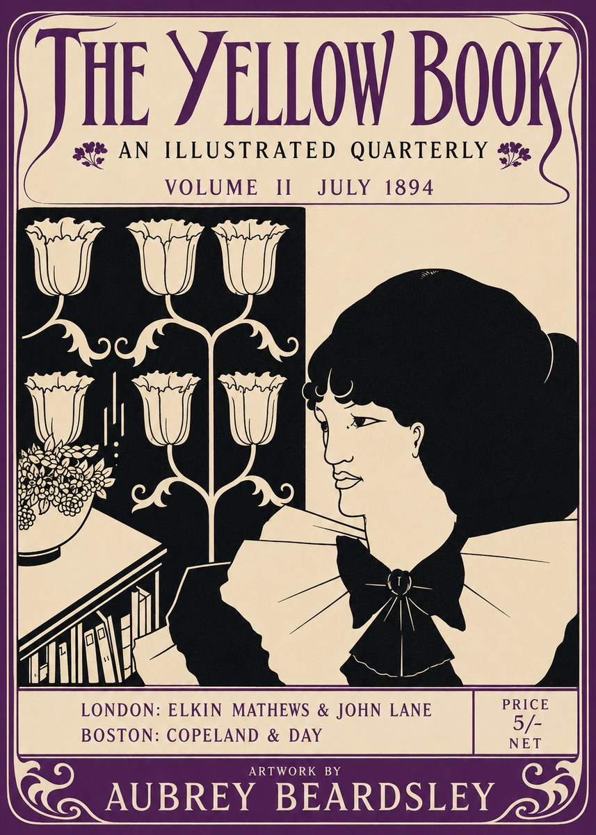 Aubrey Beardsley The Yellow Book - Volume Ii July 1894 No3 - Póster