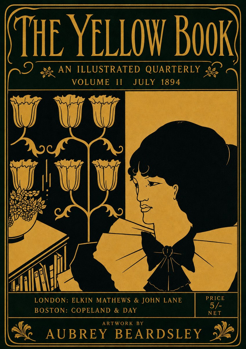 Aubrey Beardsley The Yellow Book - Volume Ii July 1894 No4 - Póster