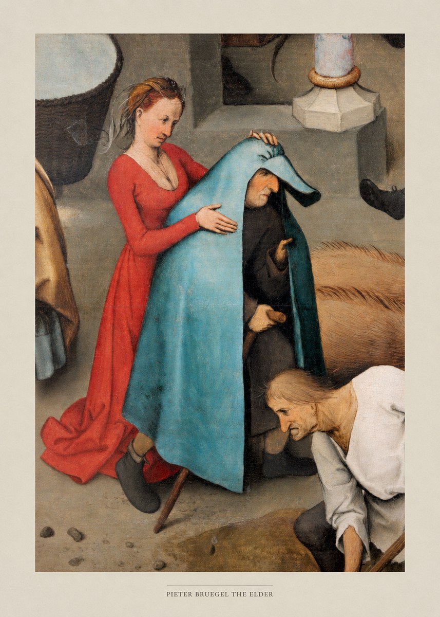 Pieter Bruegel The Blind Leading the Blind II No4 - Póster