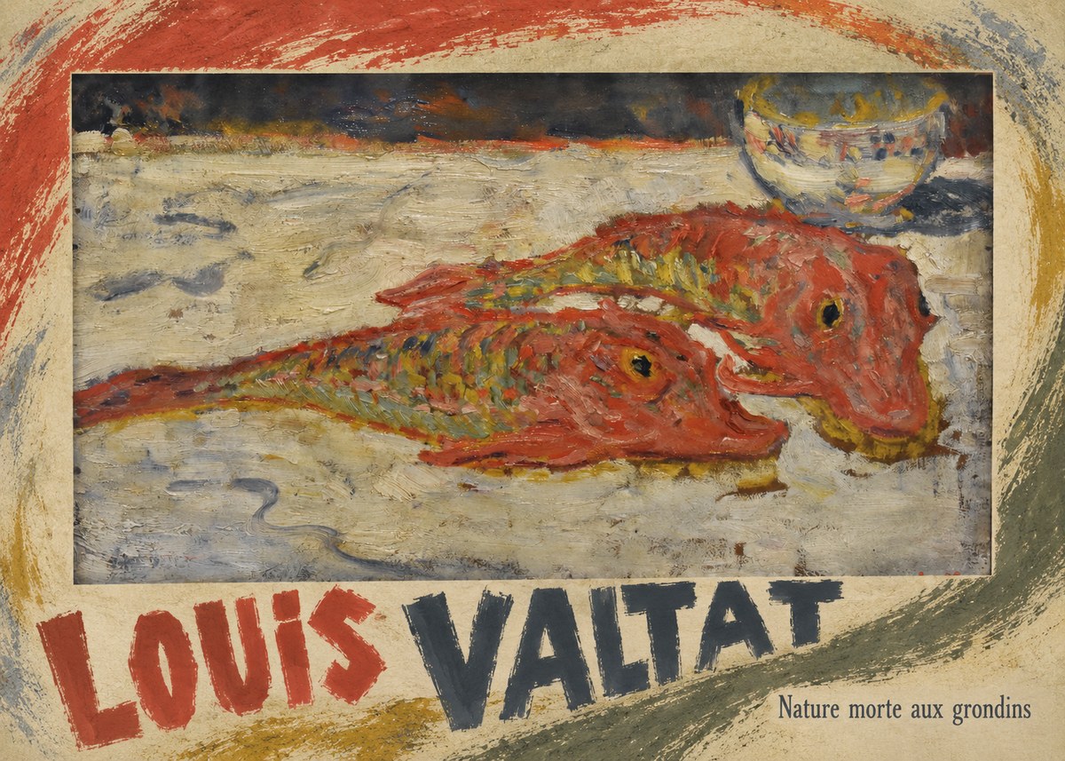 Louis Valtat Nature Morte Aux Grondins No4 - Póster