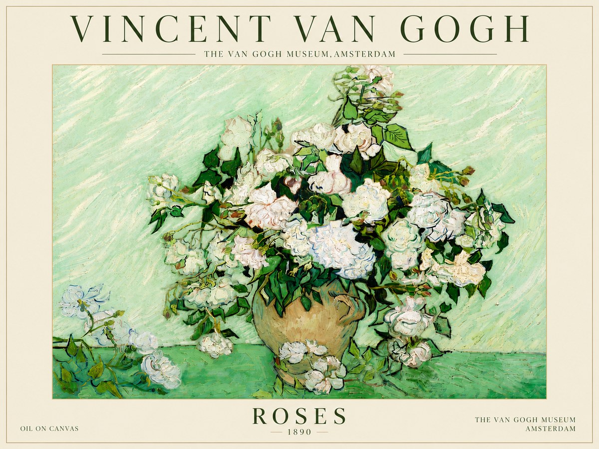 Van Gogh Roses II No6 - Póster
