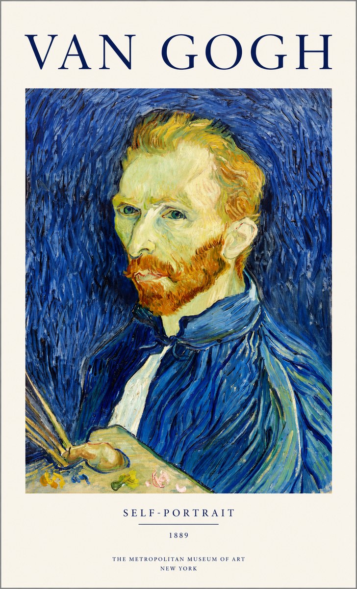 Van Gogh Self-portrait I No1 - Póster