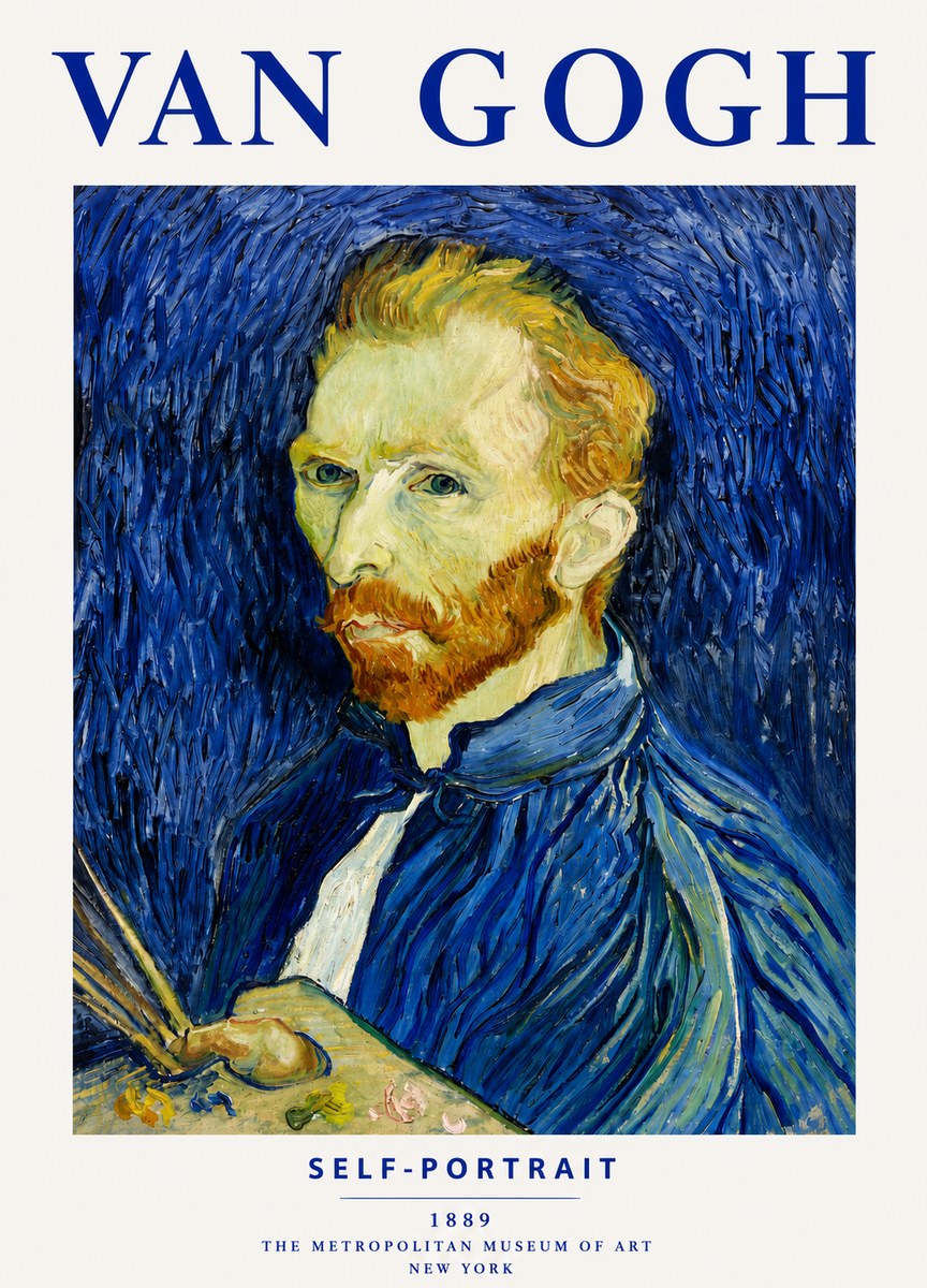 Van Gogh Self-portrait I No4 - Póster