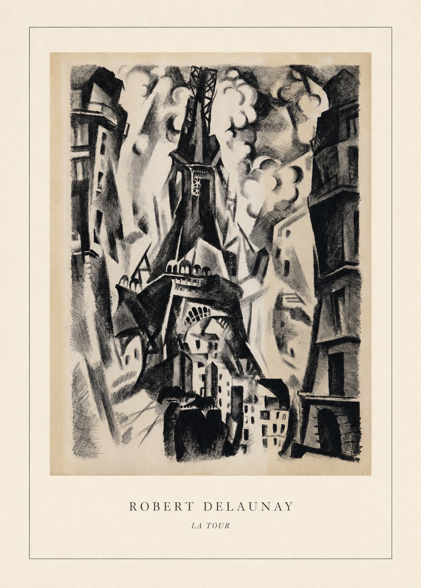 Robert Delaunay La Tour No4 - Póster