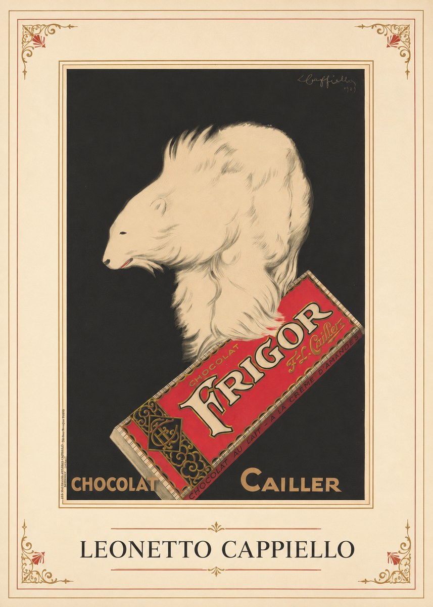 Leonetto Cappiello Chocolat Frigor No1 - Póster