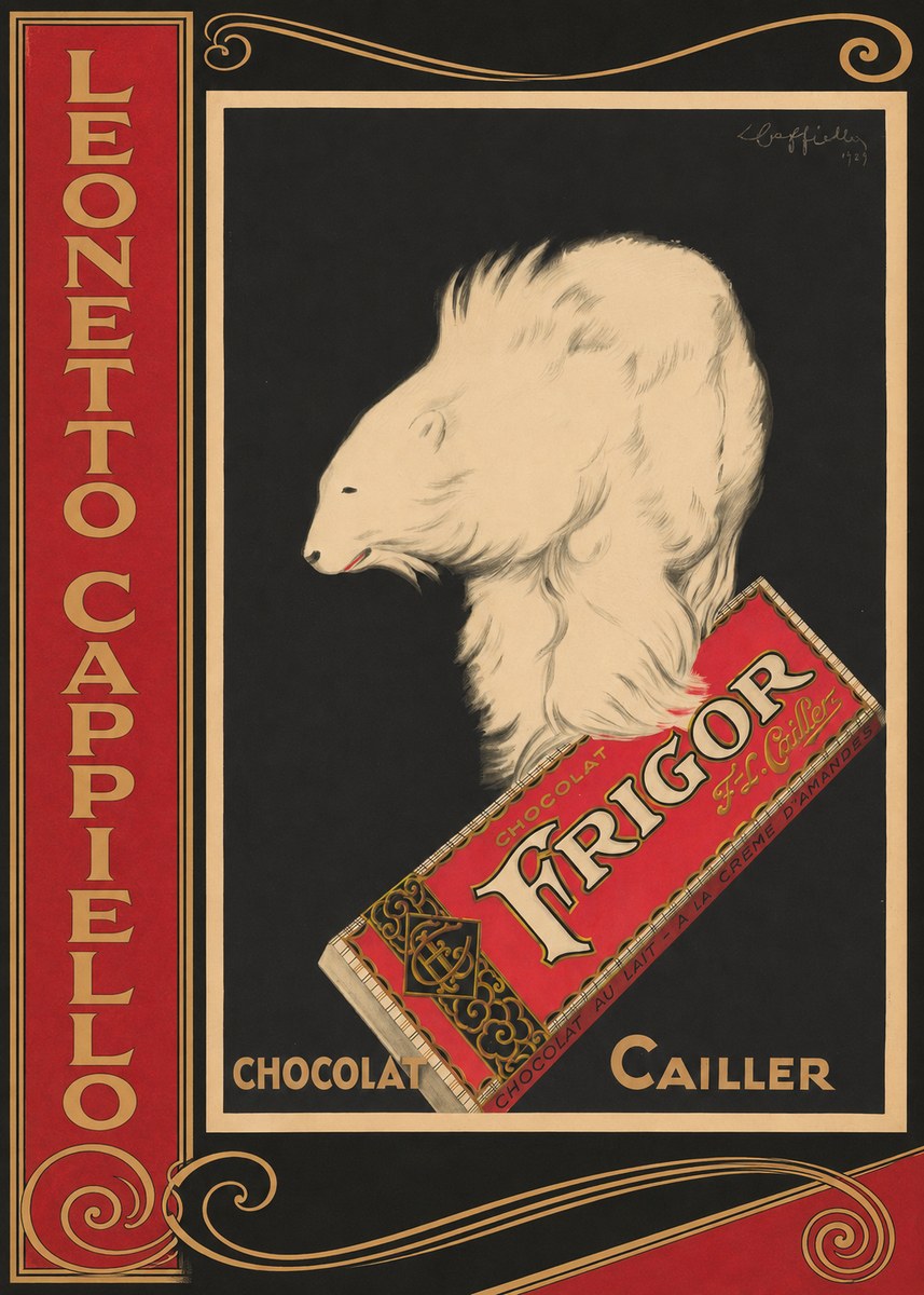 Leonetto Cappiello Chocolat Frigor No2 - Póster