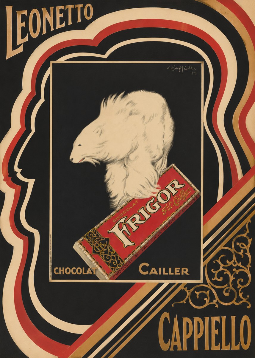 Leonetto Cappiello Chocolat Frigor No6 - Póster
