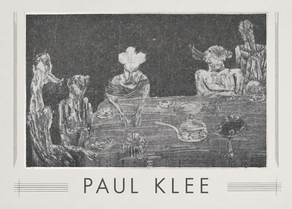 Paul Klee Die Mahlzeit No1 - Póster