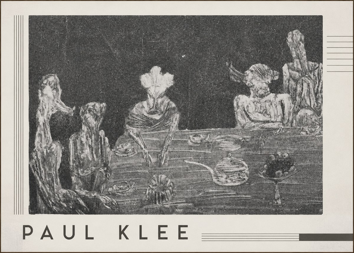 Paul Klee Die Mahlzeit No3 - Póster
