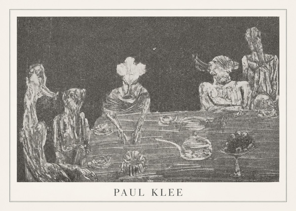 Paul Klee Die Mahlzeit No4 - Póster