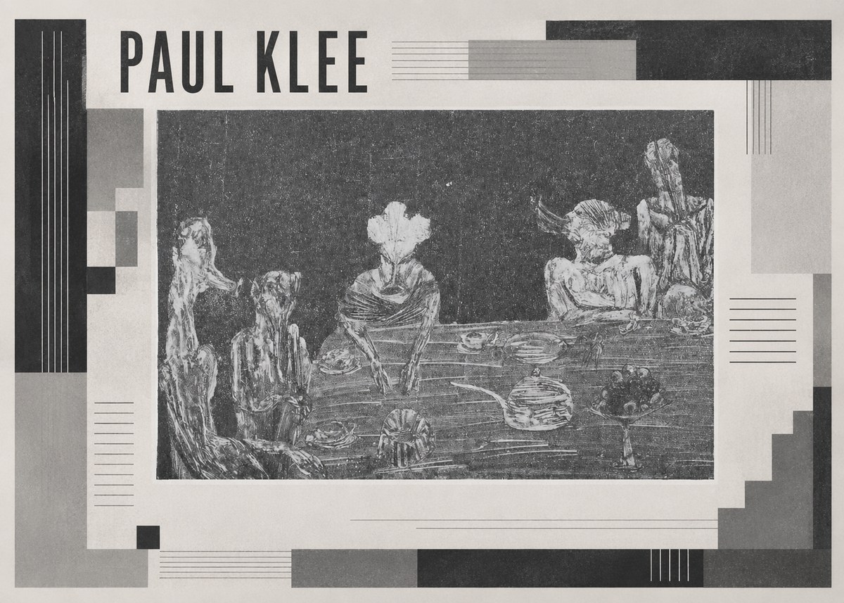 Paul Klee Die Mahlzeit No6 - Póster