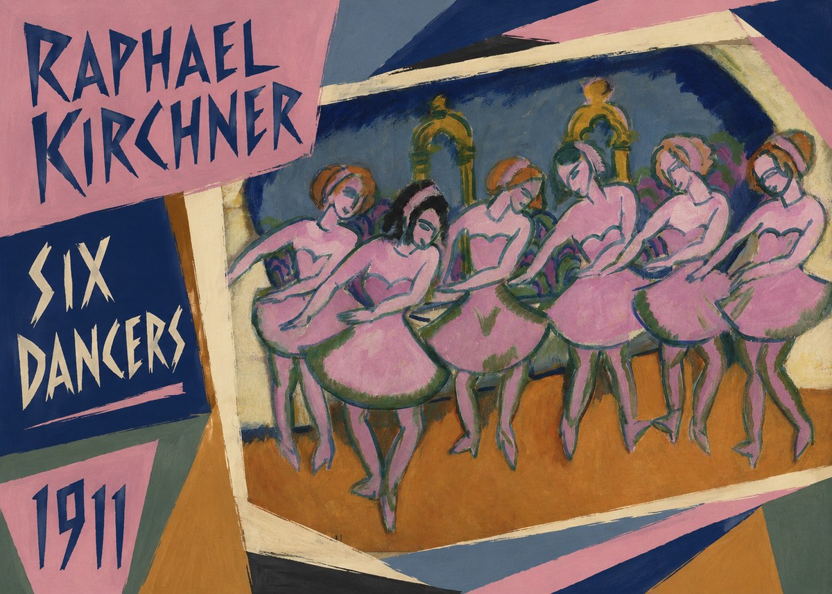 Raphael Kirchner Six Dancers No3 - Póster