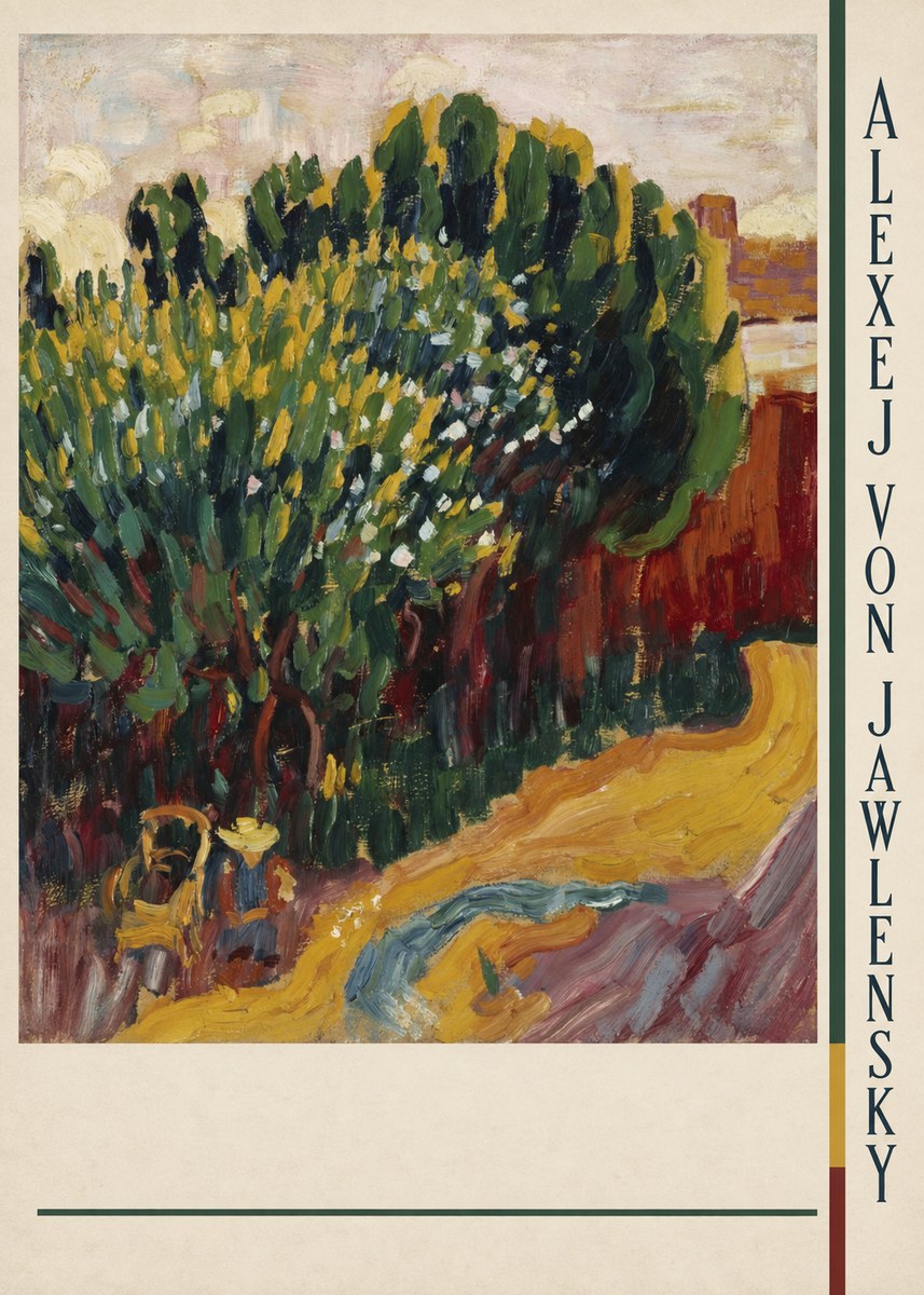Alexej von Jawlensky Park Landscape (Murnau) No2 - Póster