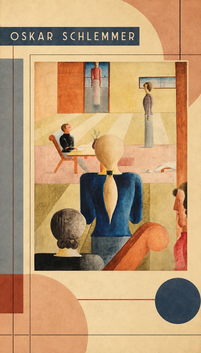 Oskar Schlemmer Composition with Figures No3 - Póster