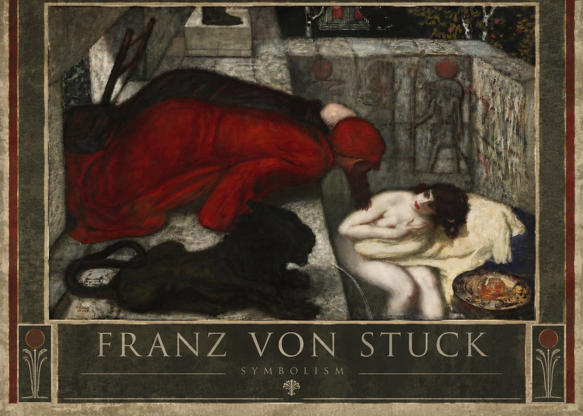 Franz von Stuck Salome No6 - Póster