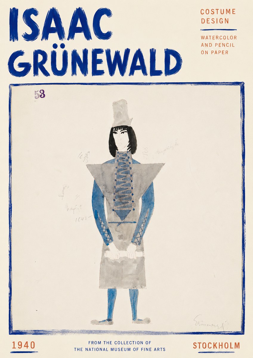Isaac Grünewald Costume Design X No5 - Póster