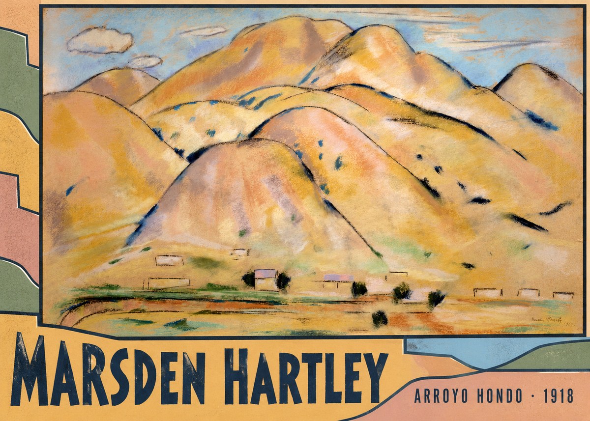 Marsden Hartley Arroyo Hondo No4 - Póster