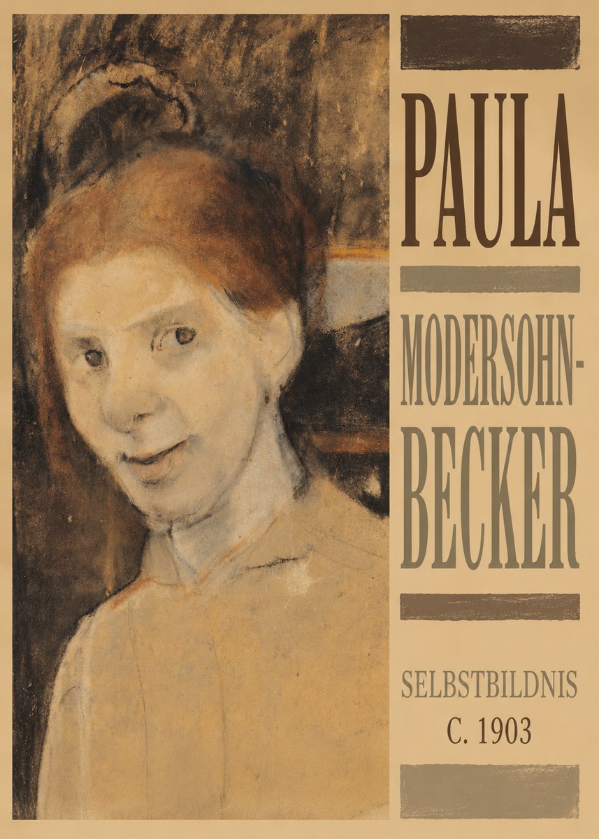 Paula Modersohn-Becker Selbstbildnis No4 - Póster