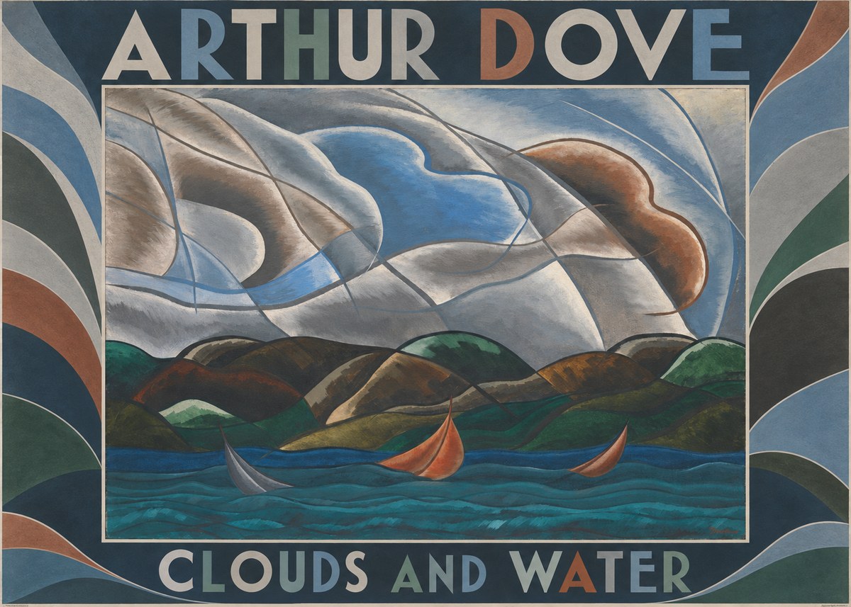 Arthur Dove Clouds and Water No1 - Póster