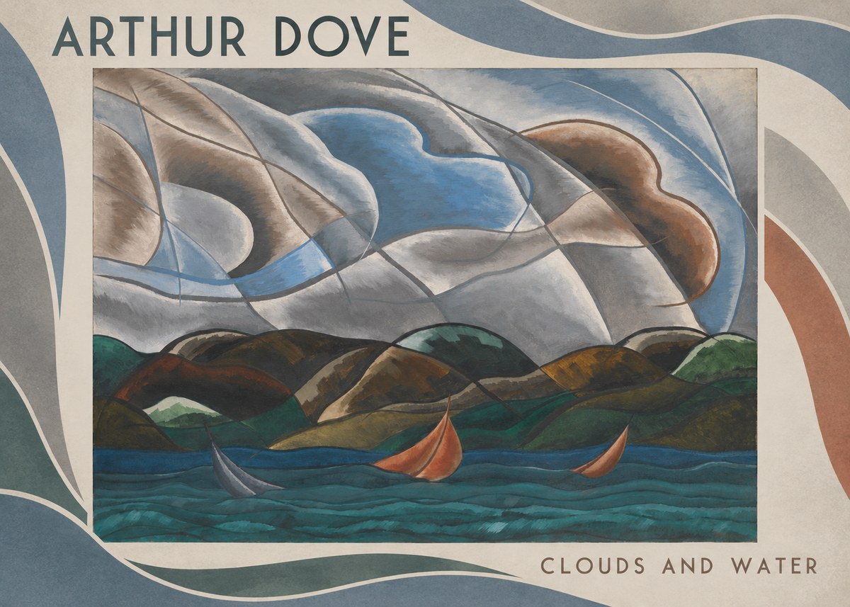 Arthur Dove Clouds and Water No2 - Póster
