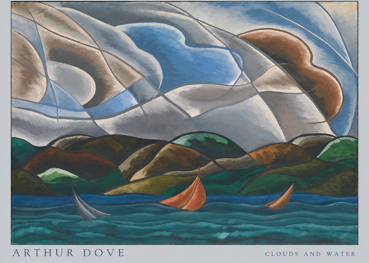 Arthur Dove Clouds and Water No6 - Póster