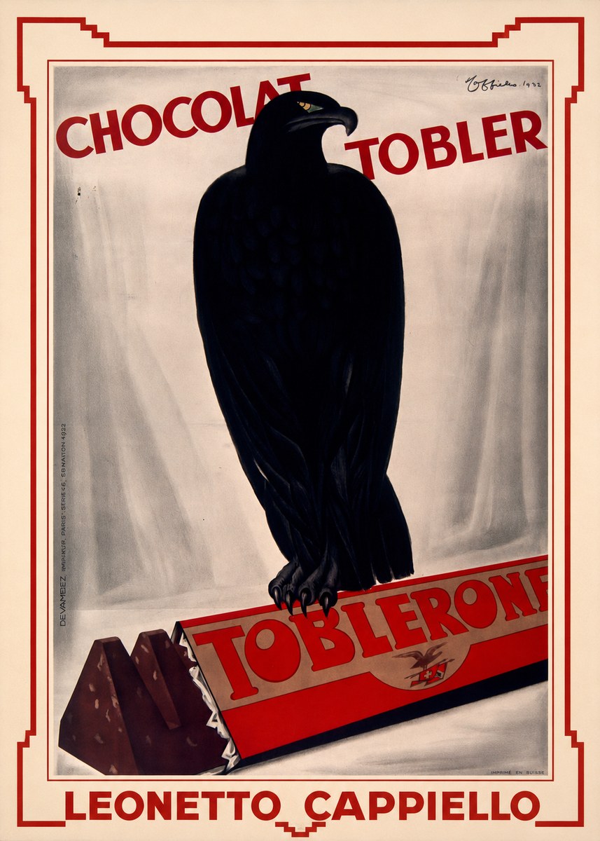 Leonetto Cappiello Chocolat Tobler No1 - Póster