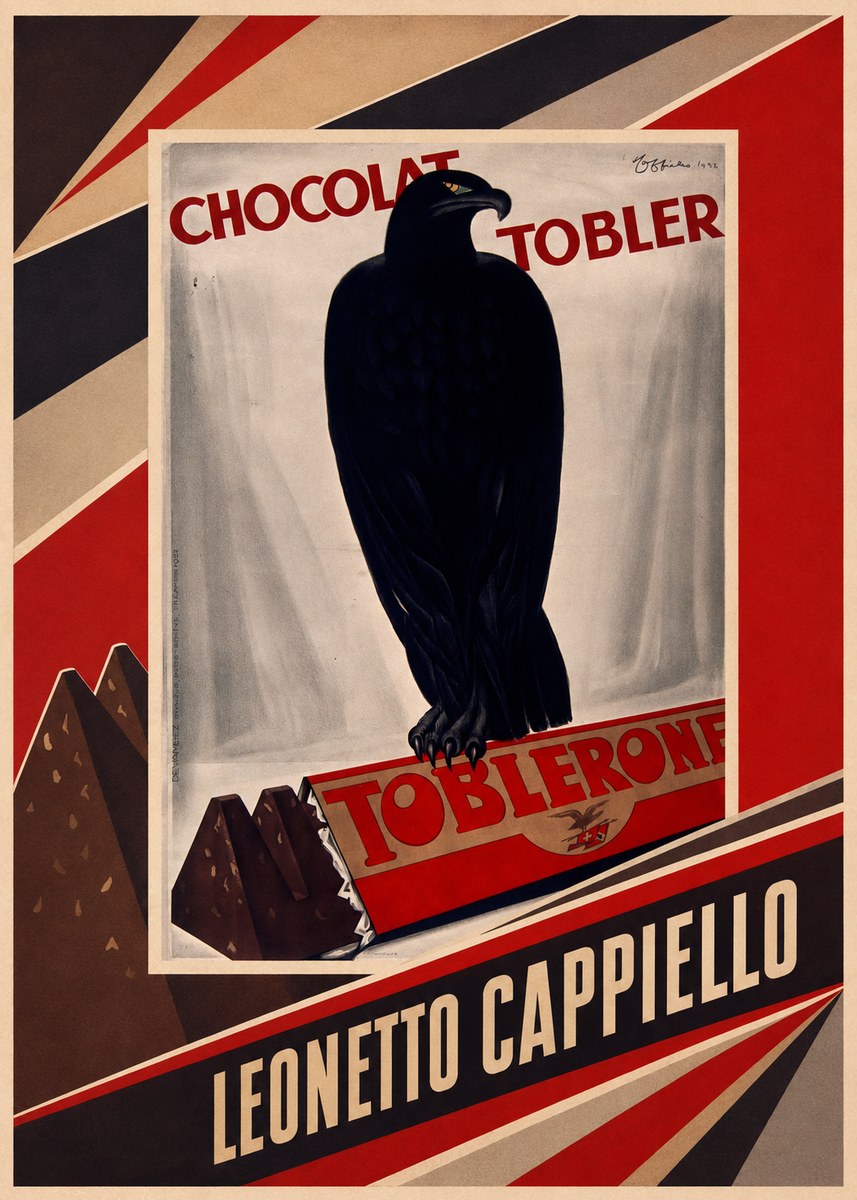 Leonetto Cappiello Chocolat Tobler No6 - Póster