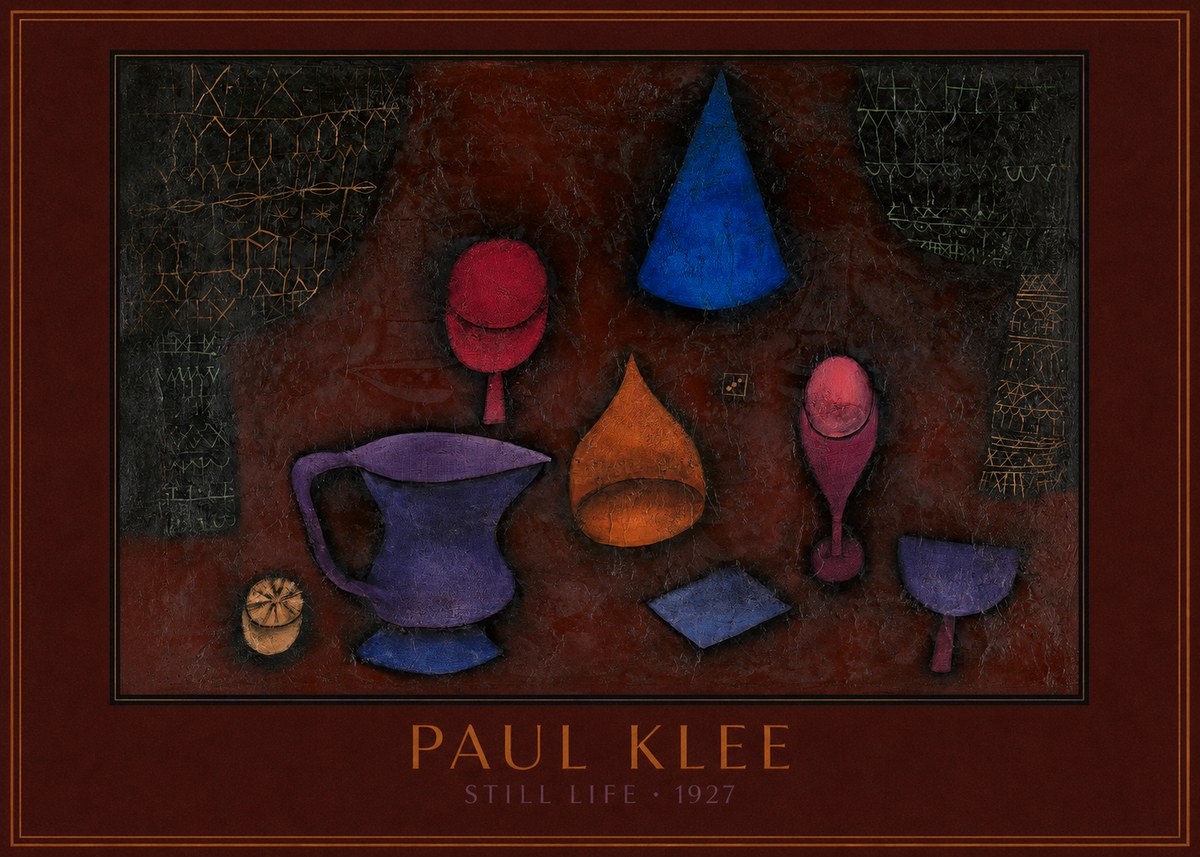 Paul Klee Still Life No3 - Póster