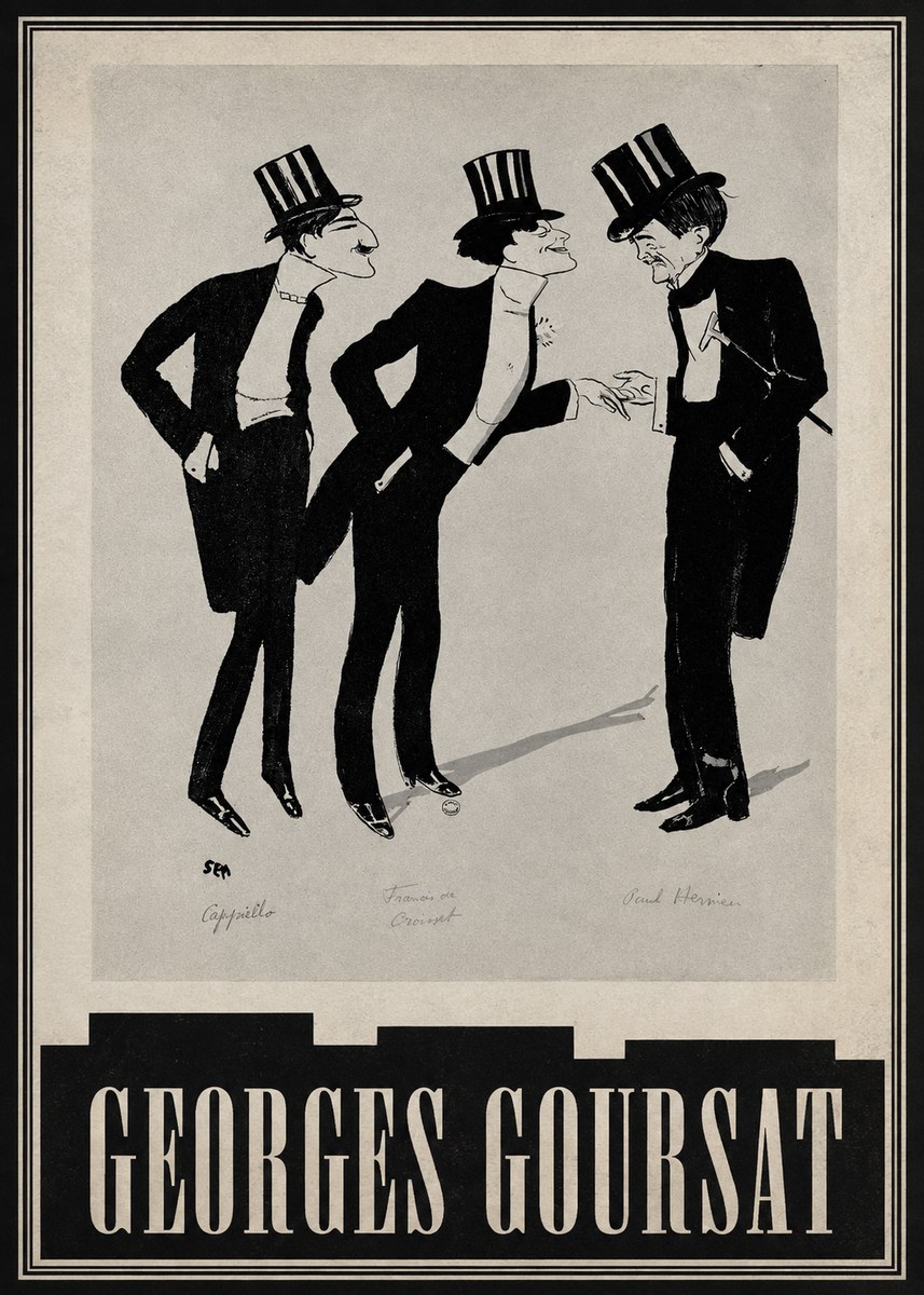Georges Goursat Capiello, Francis De Croisset, Paul Hervieu No5 - Póster