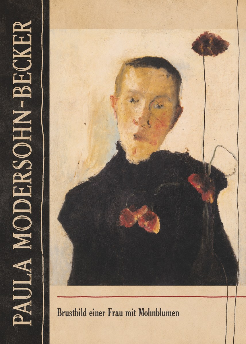 Paula Modersohn-Becker Brustbild Einer Frau Mit Mohnblumen No2 - Póster