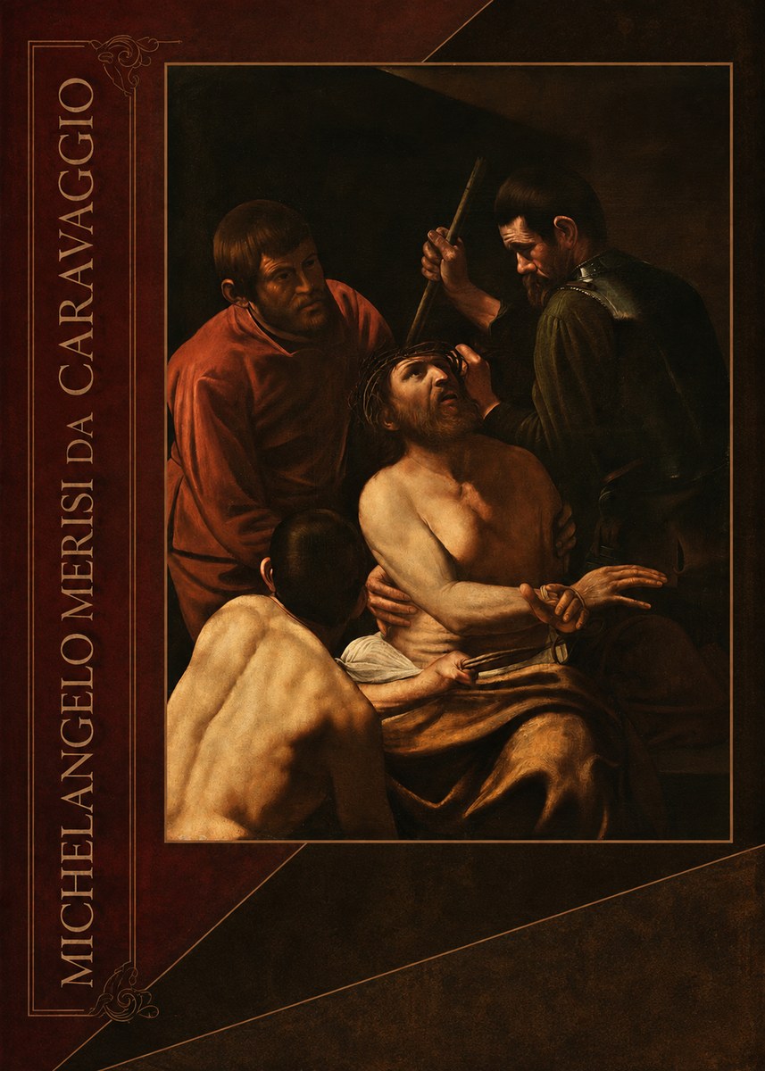 Michelangelo Merisi da Caravaggio Christ Crowned with Thorns No2 - Póster