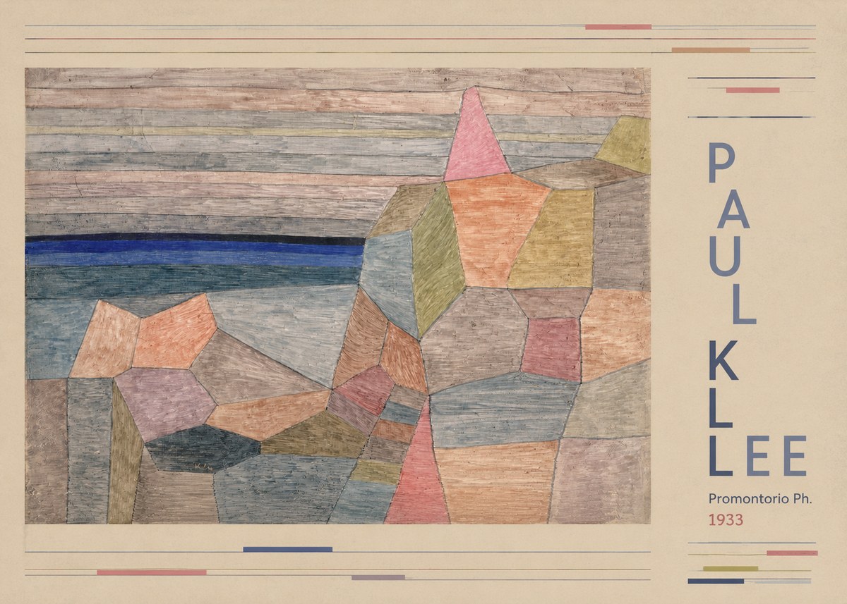 Paul Klee Promontorio Ph. No5 - Póster