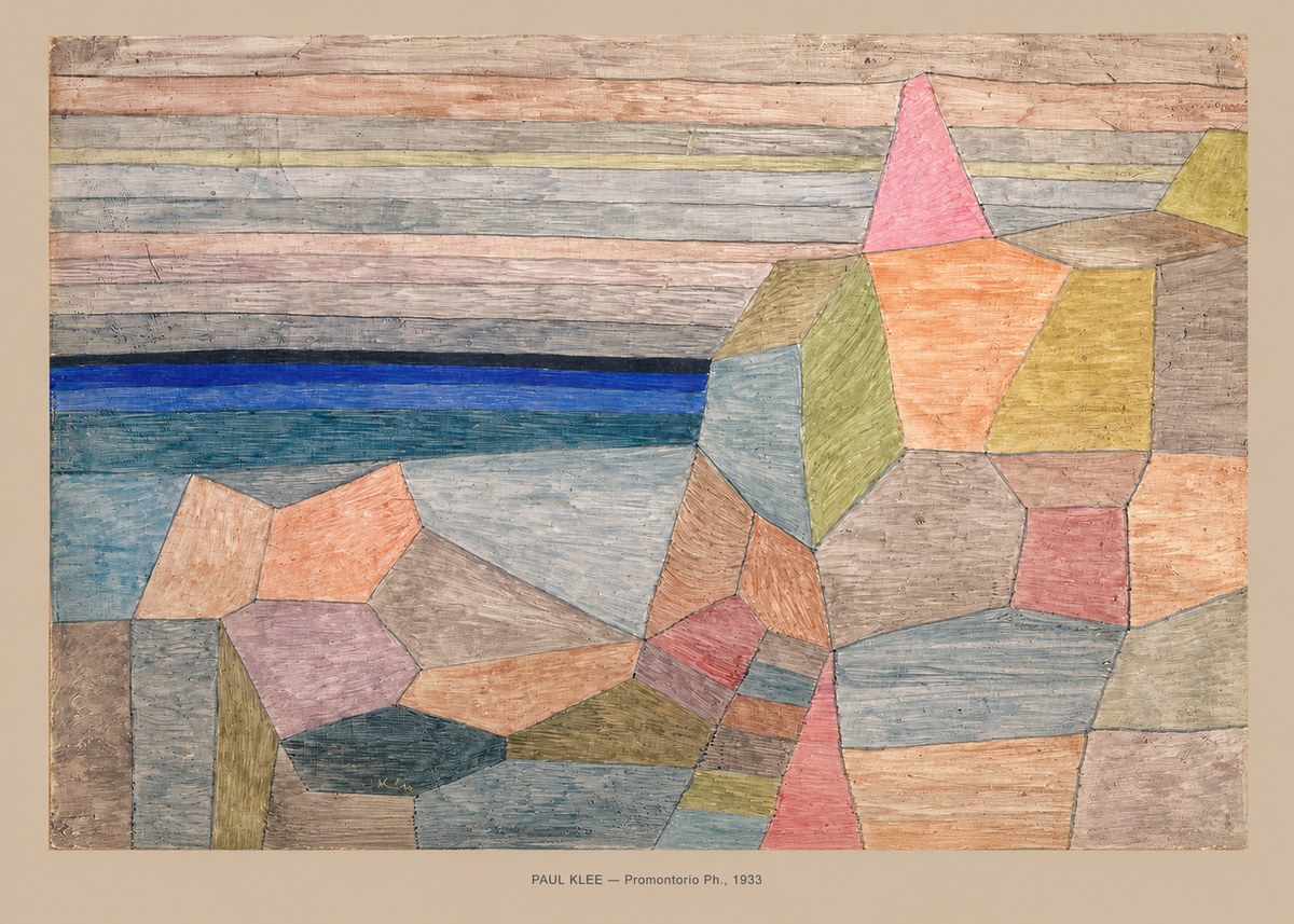 Paul Klee Promontorio Ph. No6 - Póster