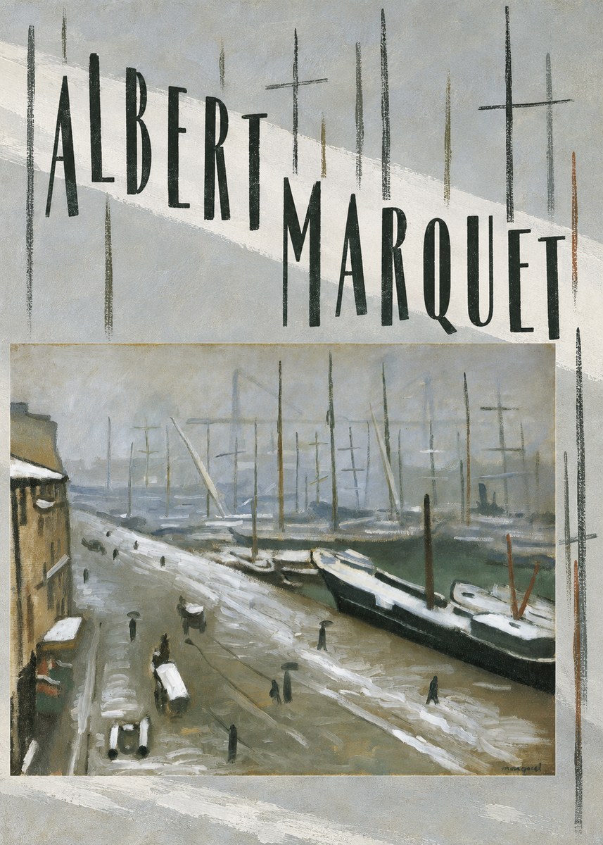 Albert Marquet Le Havre, Le Bassin Sous La Neige No6 - Póster