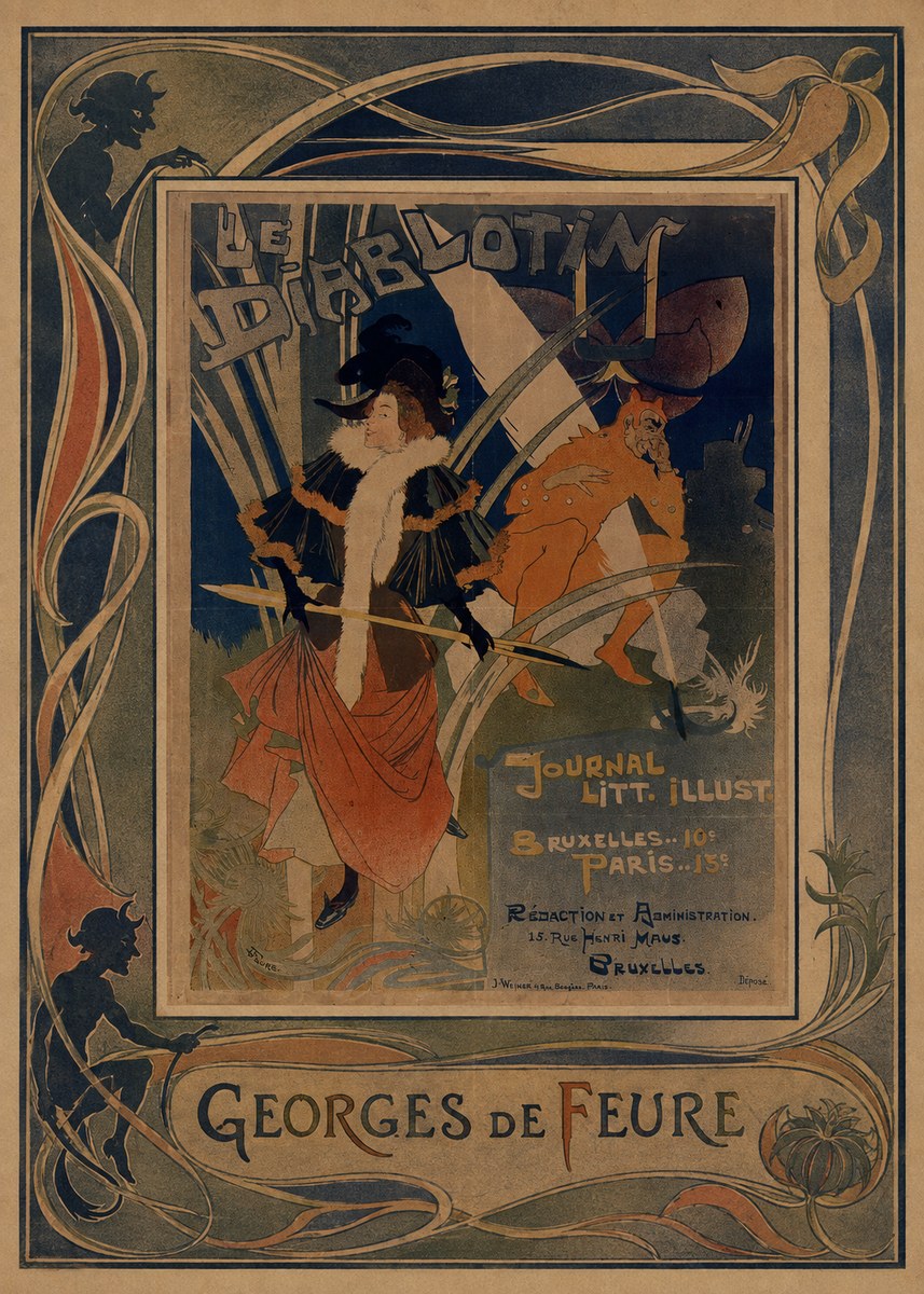 Georges de Feure Le Diablotin III No1 - Póster