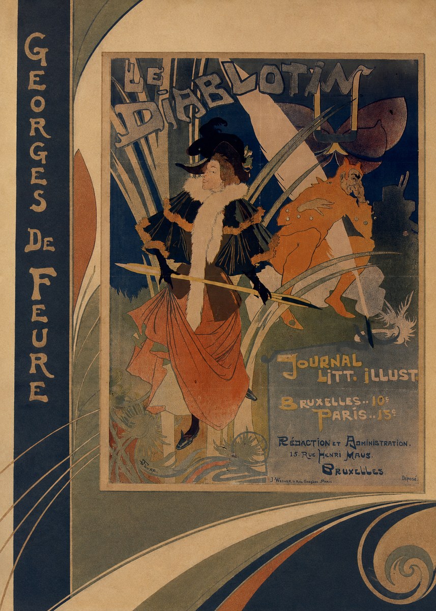 Georges de Feure Le Diablotin III No2 - Póster