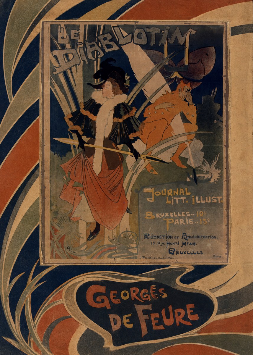 Georges de Feure Le Diablotin III No6 - Póster