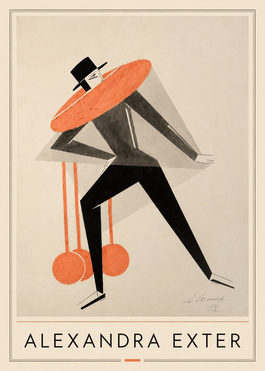 Alexandra Exter Constructivist Figure No1 - Póster