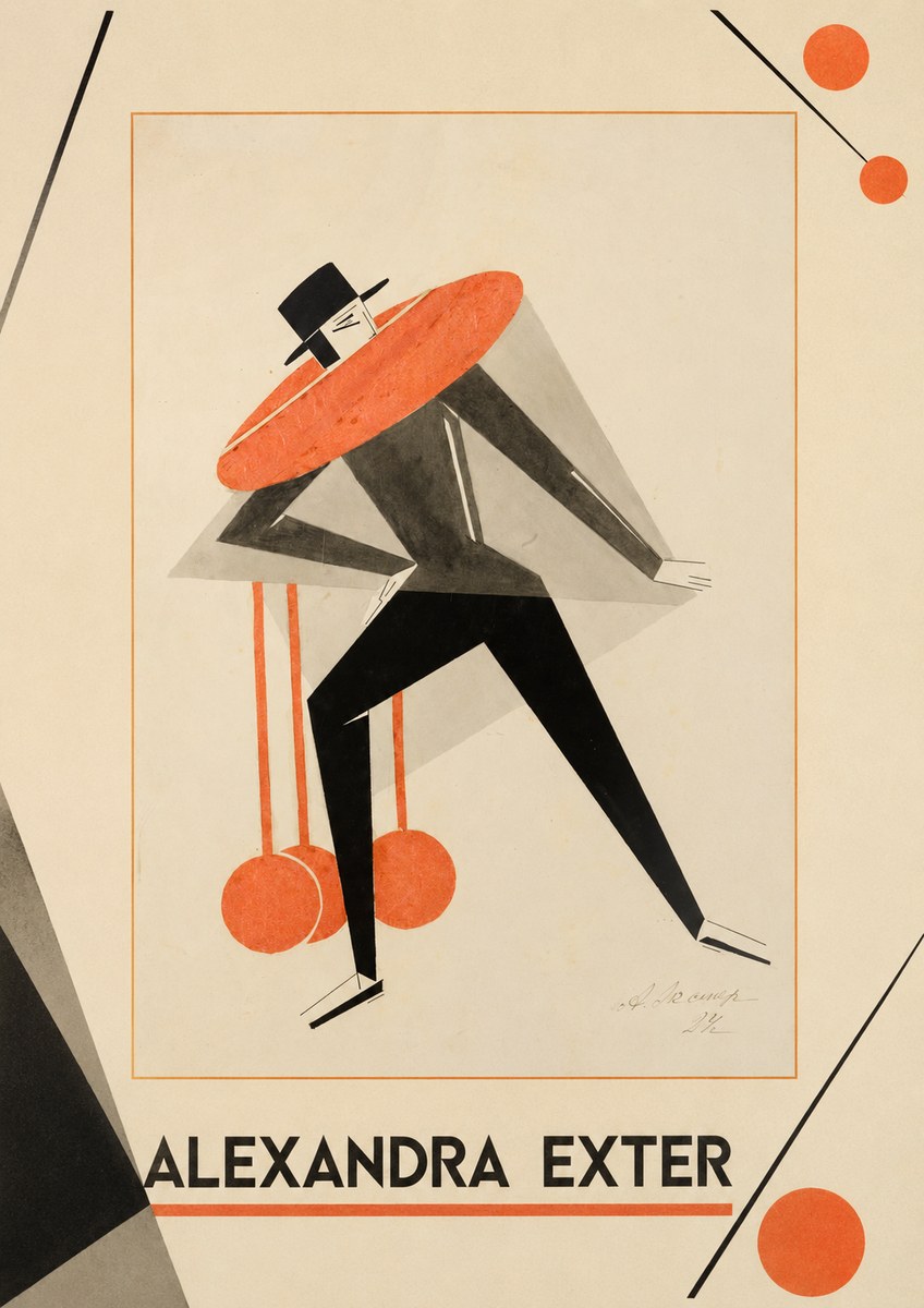 Alexandra Exter Constructivist Figure No5 - Póster