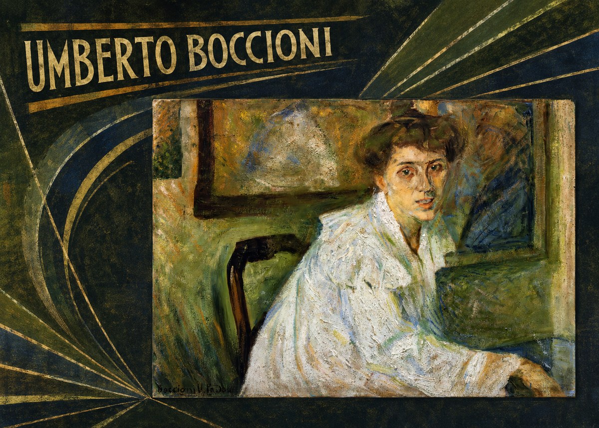 Umberto Boccioni Portrait of the Artist's Mother No5 - Póster