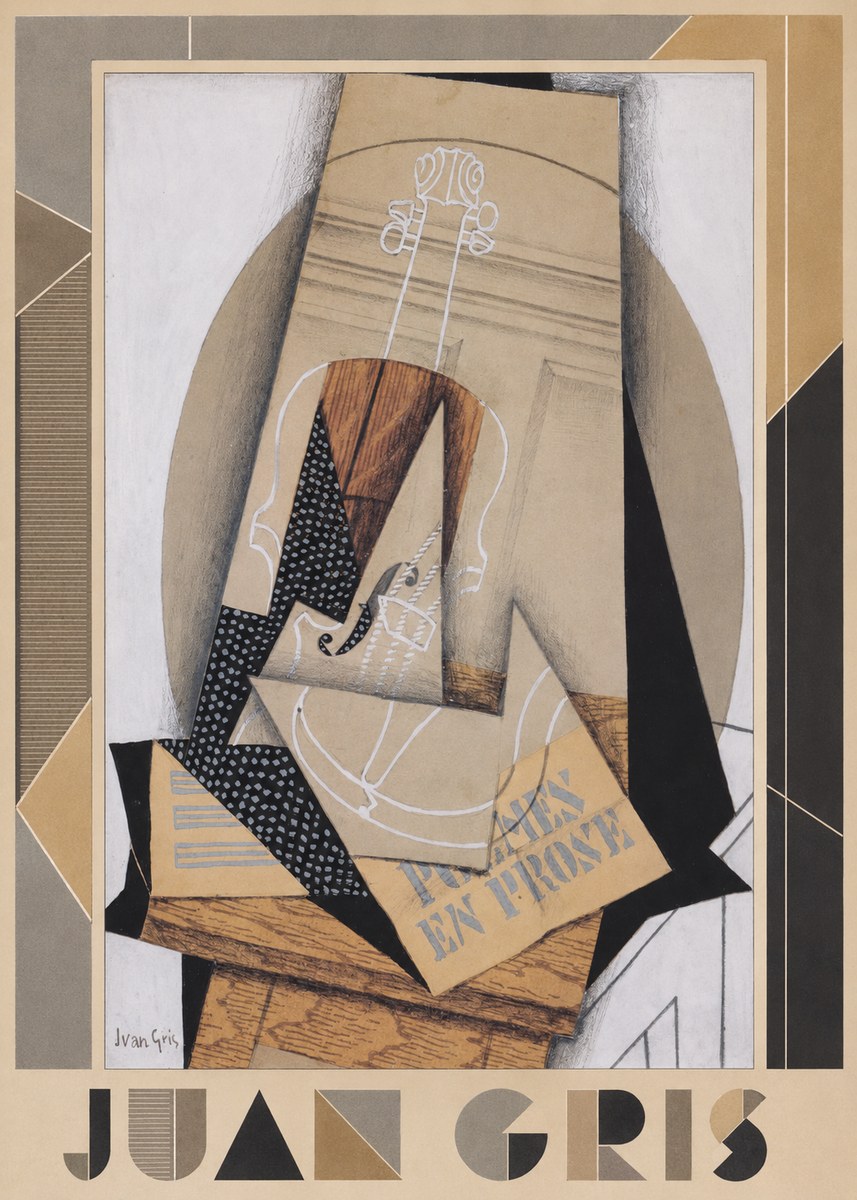Juan Gris Poèmes En Prose No1 - Póster